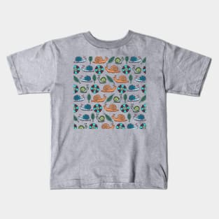 Garden Snails | Snails Pattern Kids T-Shirt